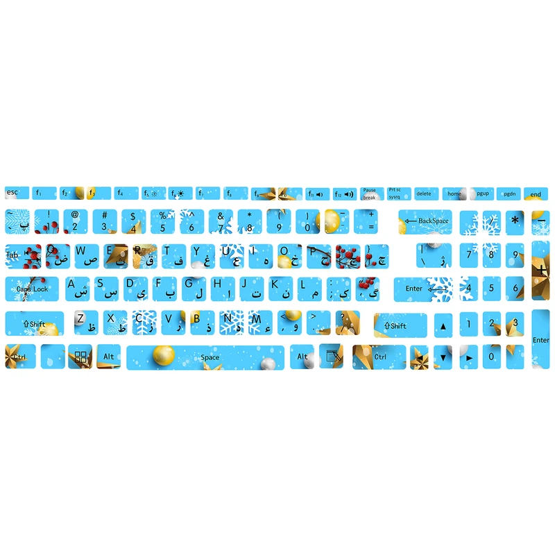 برچسب حروف فارسی کیبورد کد C-10