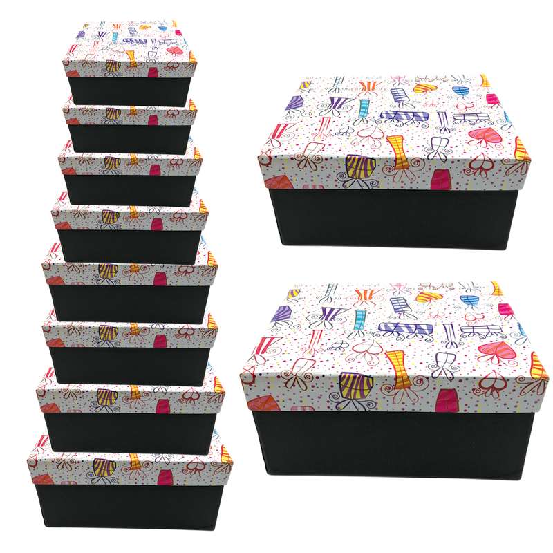 جعبه هدیه مدل Z65324 مجموعه 10 عددی