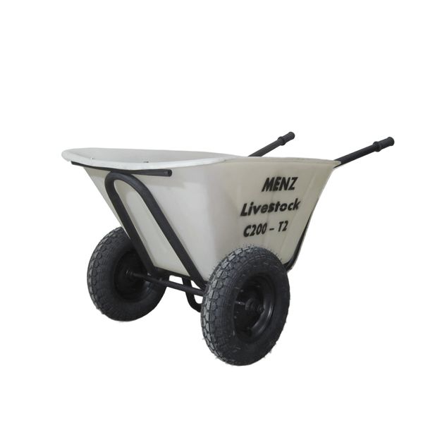 فرغون منز قورچی مدل دامداری 2 چرخ با لگن پلی اتیلنی