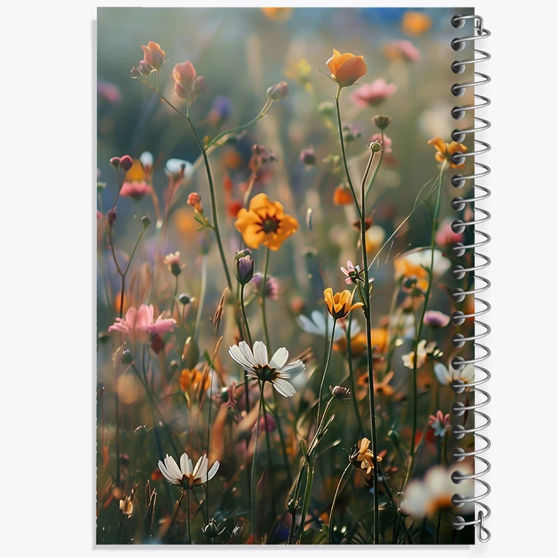 دفتر مشق 50 برگ خندالو طرح گل گلی کد N2992