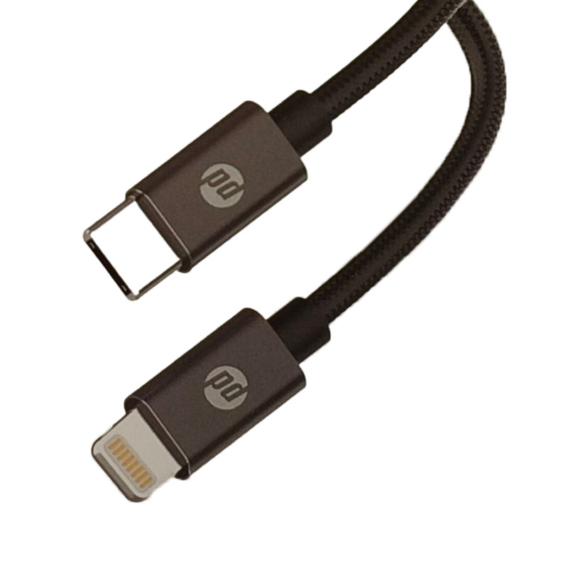 کابل تبدیل usb-c به لایتنینگ پودر مدل PD-25 به طول 1.2 متر