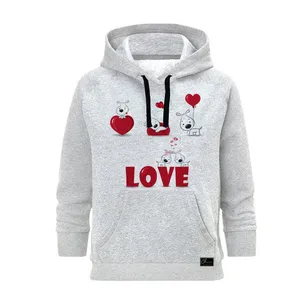 هودی زنانه کد B276 رنگ طوسی