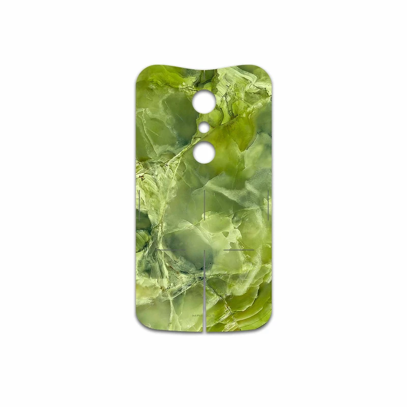 برچسب پوششی ماهوت مدل Green Crystal Marble مناسب برای گوشی موبایل موتورولا Moto G 2nd gen