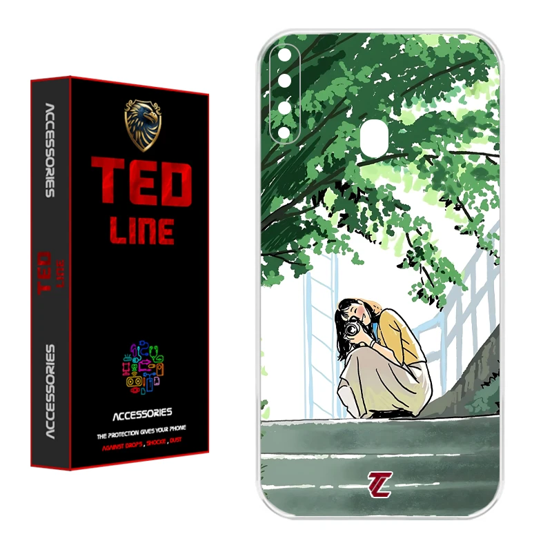 کاور تدلاین طرح دختر عکاس کد 1206 مناسب برای گوشی موبایل سامسونگ Galaxy A20S