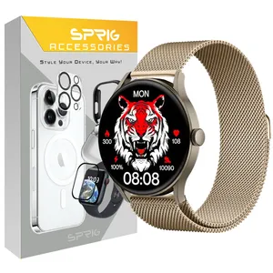 بند اسپریگ مدل Milanese TW مناسب برای ساعت هوشمند شیائومی Imiki TG1