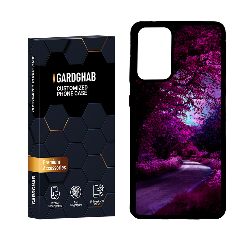 کاور گارد قاب مدل پشت گلس منظره و طبیعت مناسب برای گوشی موبایل سامسونگ Galaxy A72