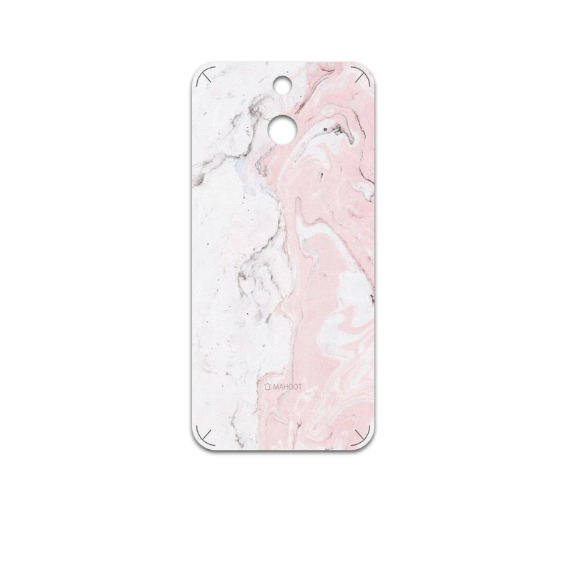 برچسب پوششی ماهوت مدل Blanco-Pink-Marble مناسب برای گوشی موبایل اچ تی سی One E8
