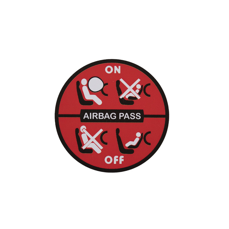 برچسب خوردو مدل گلاسه کد AIRBAGS 