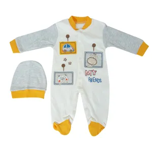 ست سرهمی و کلاه نوزادی مدل Esa bebe