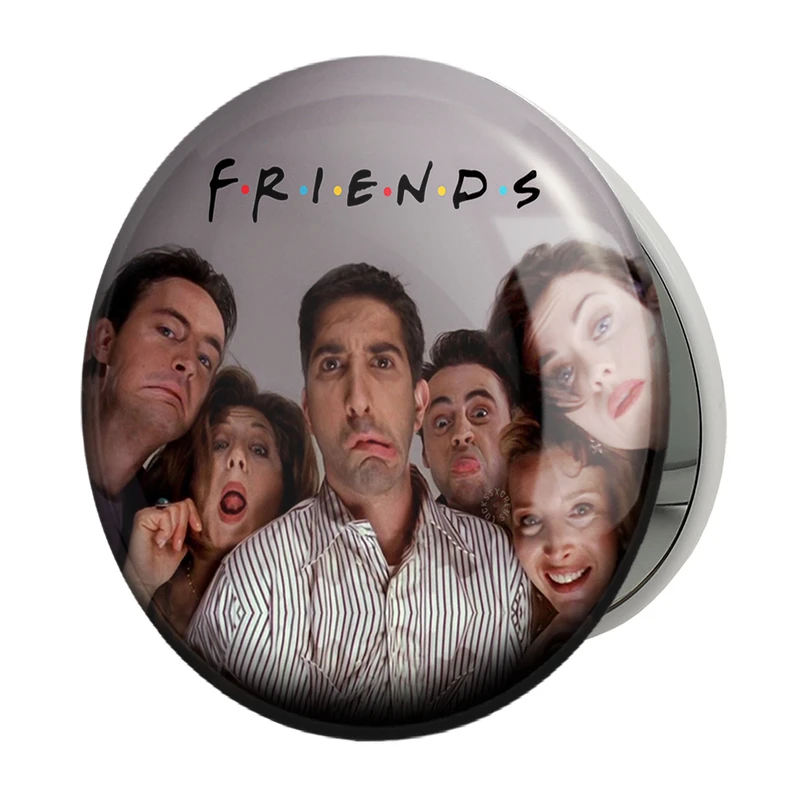 آینه جیبی خندالو طرح سریال فرندز Friends مدل تاشو کد 3145