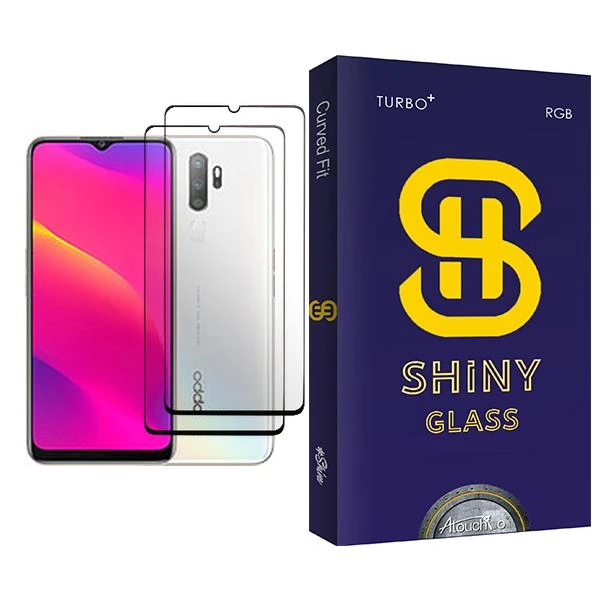 محافظ صفحه نمایش آتوچبو مدل Shiny Glass MIX002 مناسب برای گوشی موبایل اوپو A11 بسته دو عددی