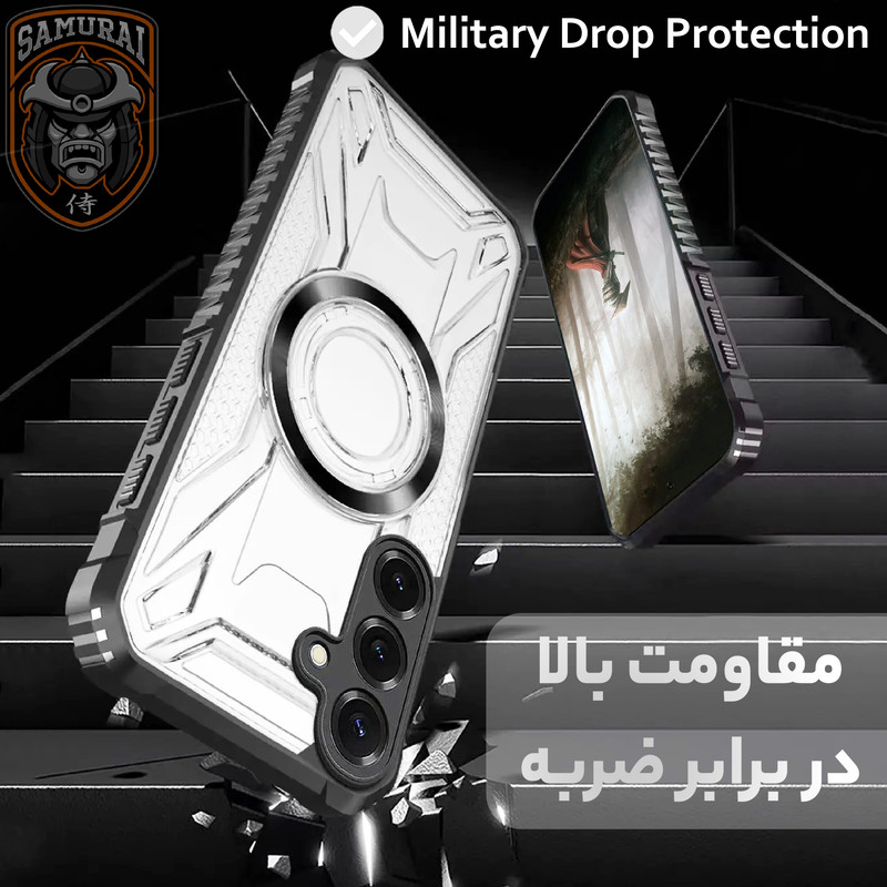 کاور سامورایی مدل Shocksafe مناسب برای گوشی موبایل سامسونگ Galaxy A17 4G / A17 5G