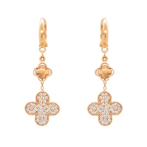 گوشواره طلا 18 عیار زنانه مدل C0003