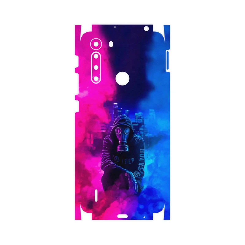 برچسب پوششی ماهوت مدل Smoke Rainbow Digital Art 2-FullSkin مناسب برای گوشی موبایل موتورولا One Fusion