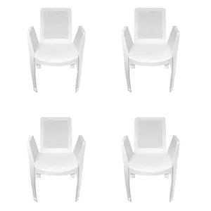 صندلی طرح مشبک مدل MESH-30 مجموعه 4 عددی