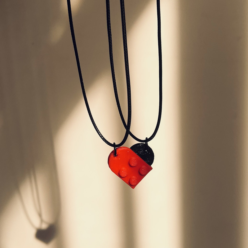 گردنبند مدل پازل لگو بسته دو عددی گردنبند مدل پازل لگو بسته دو عددی