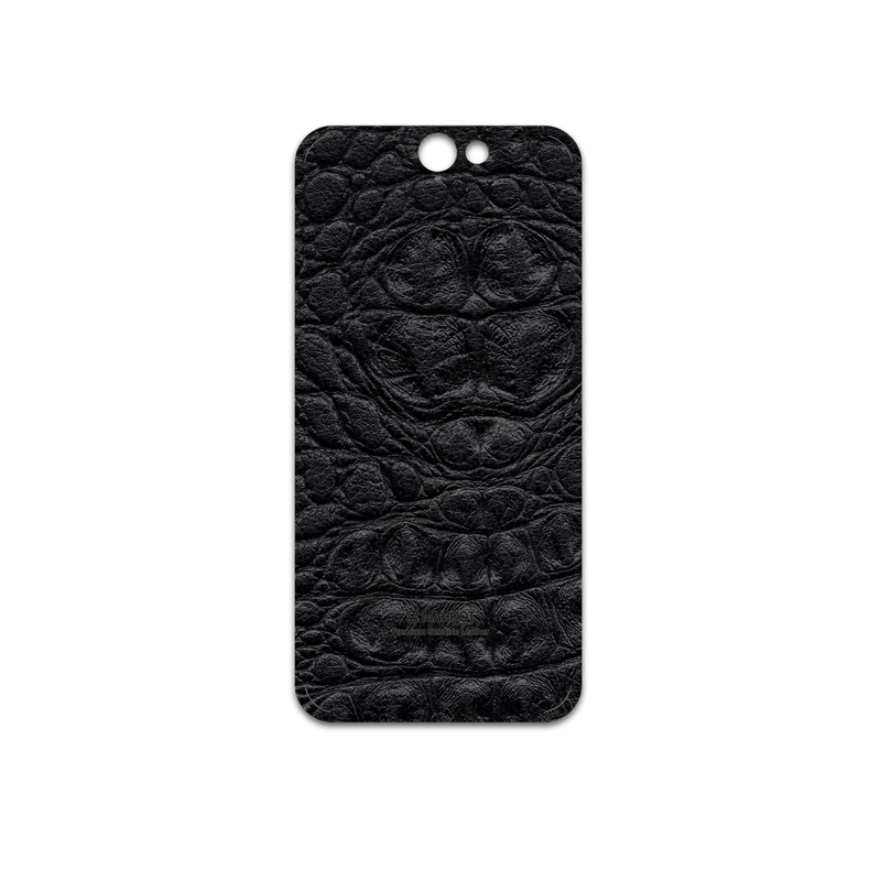برچسب پوششی ماهوت مدل Black-Crocodile-Leather مناسب برای گوشی موبایل اچ تی سی One A9