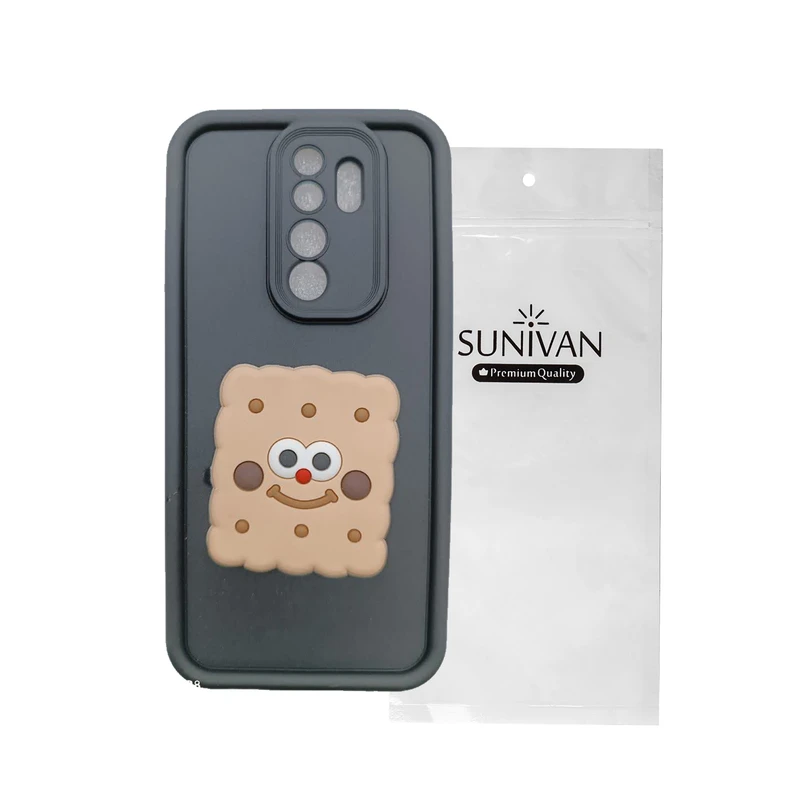 کاور سانیوان مدل SOLID طرح بیسکویتی مناسب برای گوشی موبایل شیائومی NOTE 8 PRO