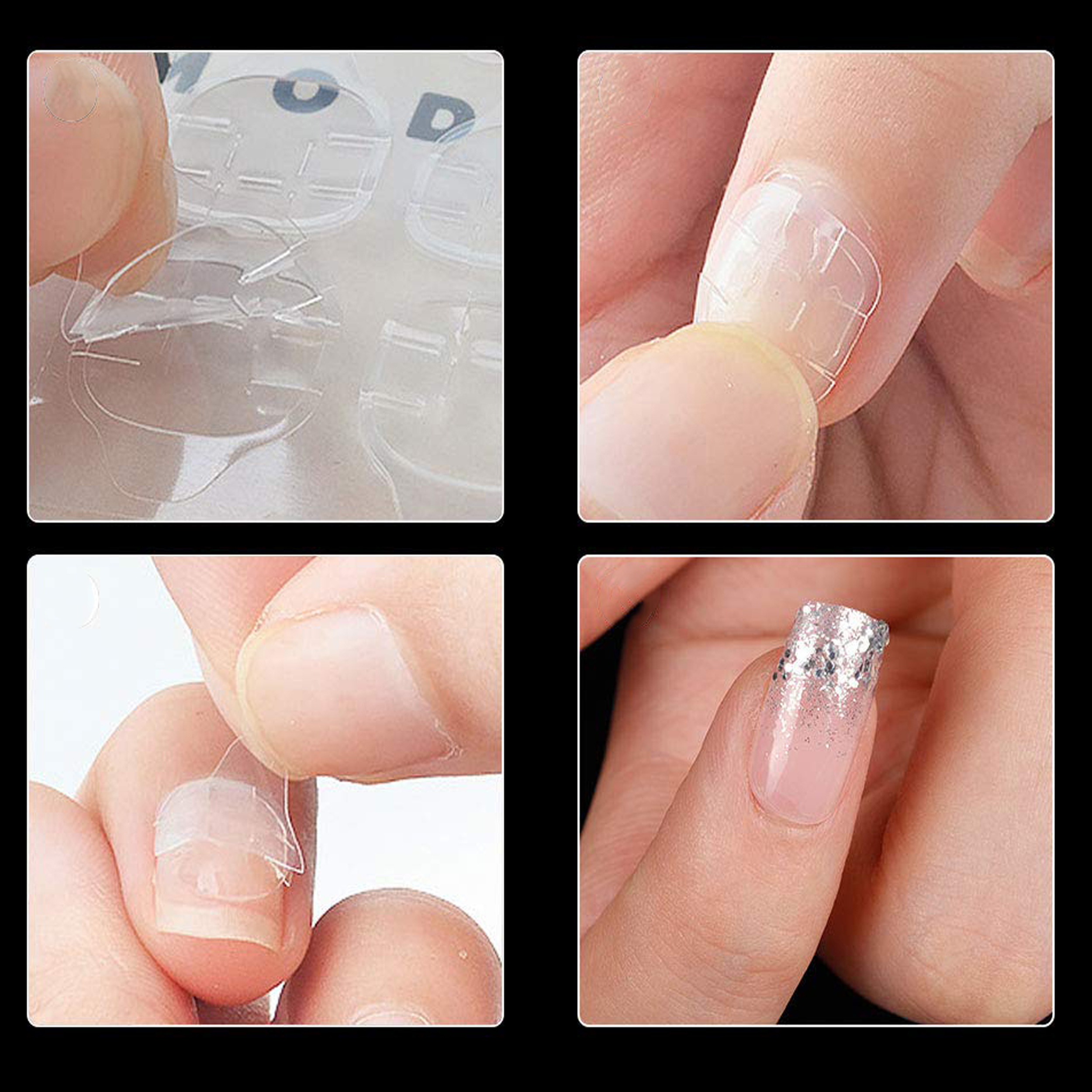 چسب ناخن  مصنوعی بی بیوتی مدل ST24 مجموعه 24 عددی