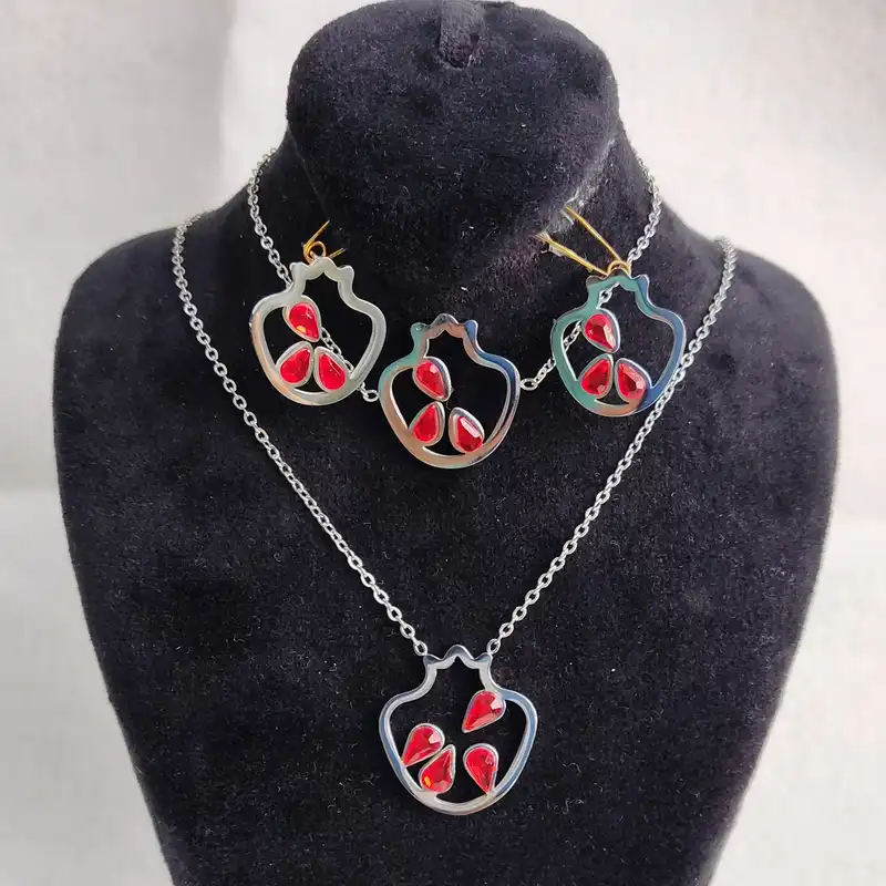 نیم ست زنانه مدل انار یلدا