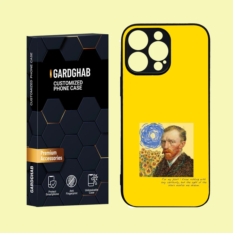 کاور گارد قاب مدل دور ژله ای پشت گلس هنری  مناسب برای گوشی موبایل  اپل  iPhone 16 Pro Max