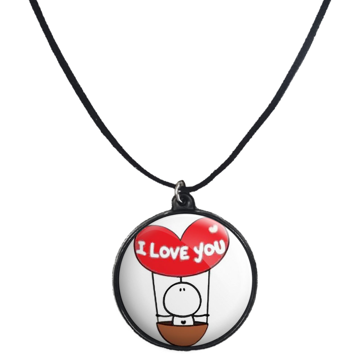 گردنبند پرمانه طرح عاشقانه کد pmb.5514 مدل دو طرفه