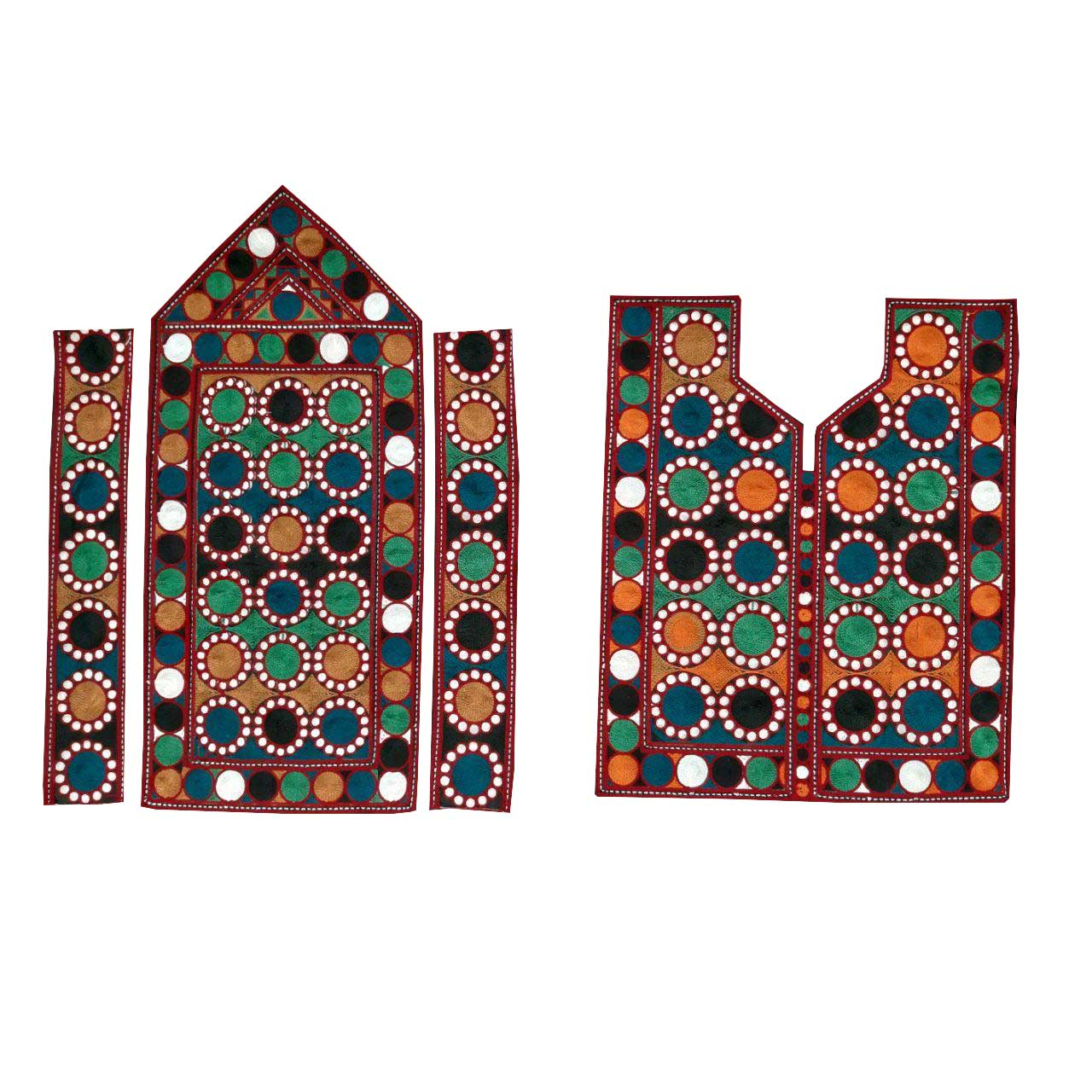 پارچه سوزن دوزی مدل A-211 مجموعه 4 عددی