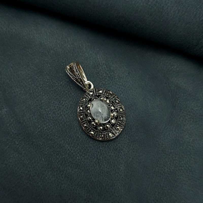 آویز گردنبند نقره زنانه مدل VM6483