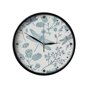 ساعت دیواری مدوپد طرح سنجاقک وبرگ مدل PAT00040