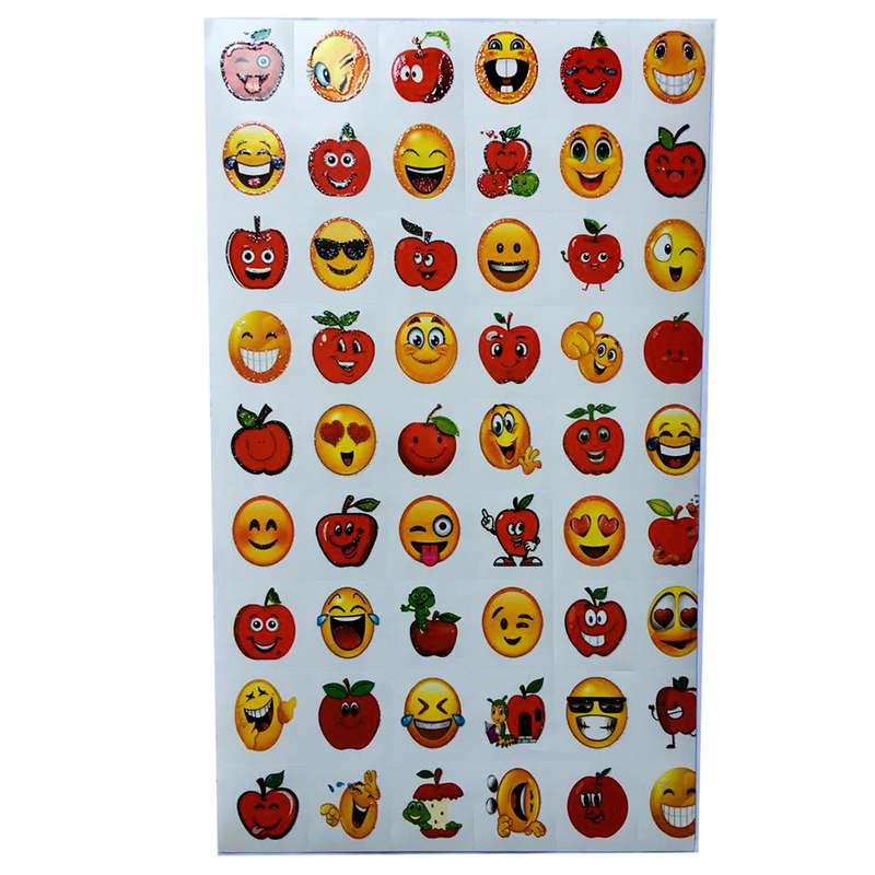برچسب طرح ایموجی کد Emoji _lang بسته 10 عددی 