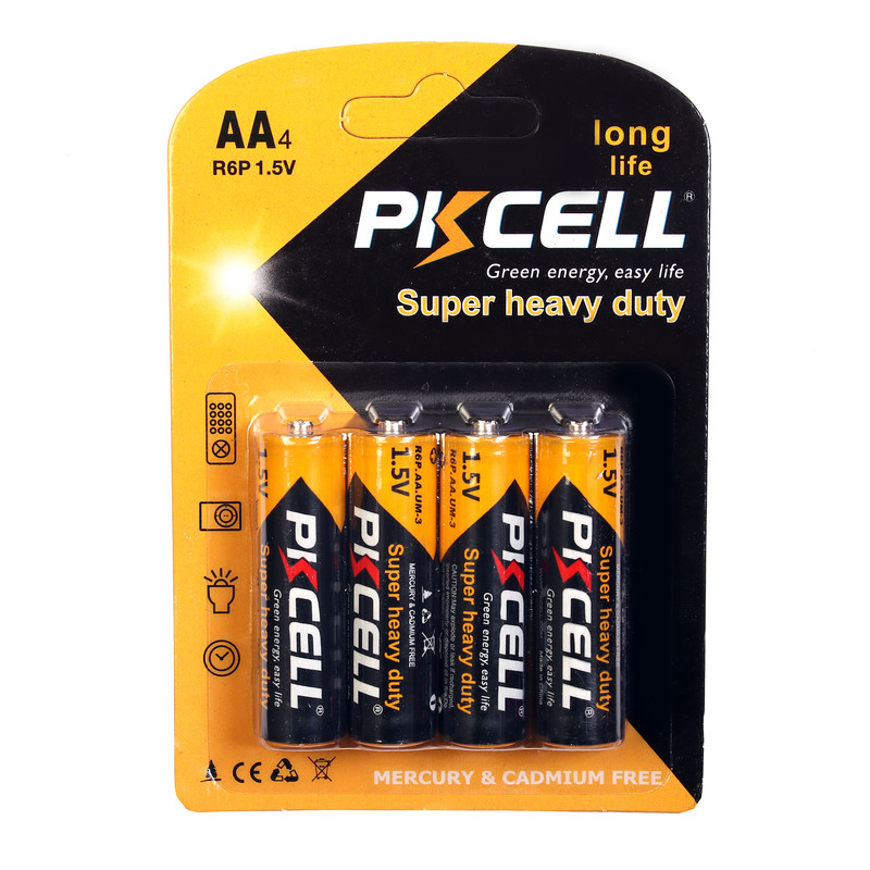 تصویر باتری قلمی پیکسل مدل Super Heavy Duty بسته 4 عددی