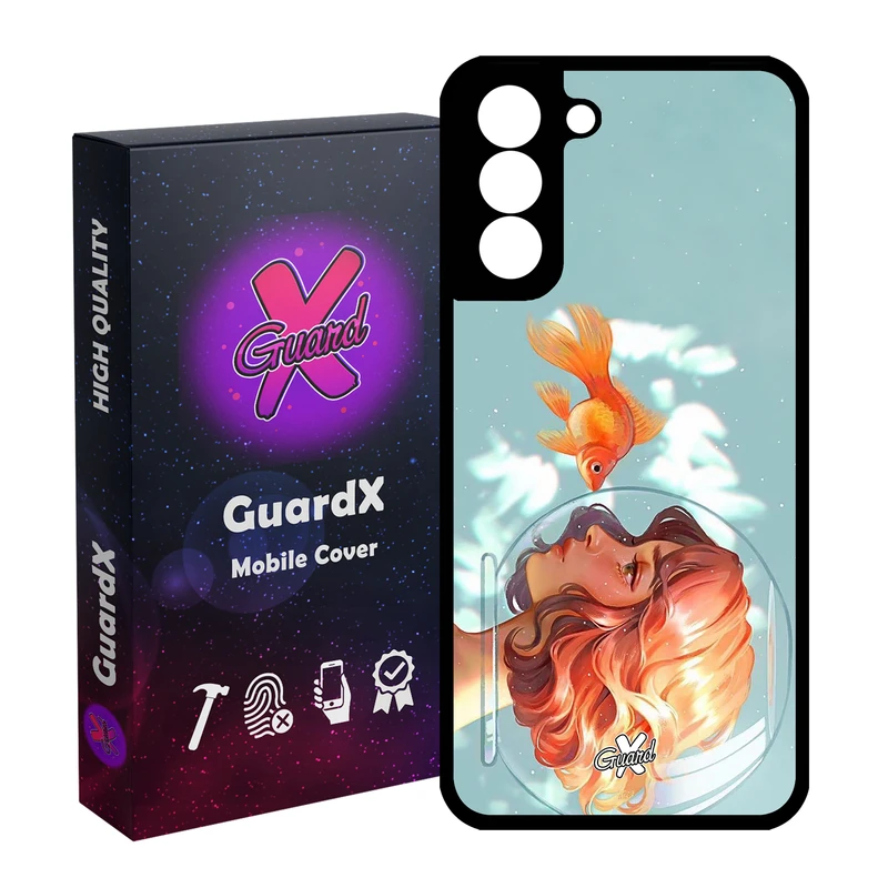 کاور گارد ایکس طرح Girl مدل Glass10020 مناسب برای گوشی موبایل سامسونگ Galaxy S21 FE