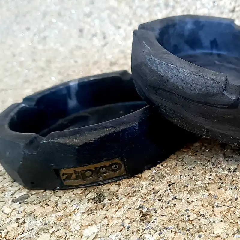 زیرسیگاری مدل سنگی بسته دو عددی