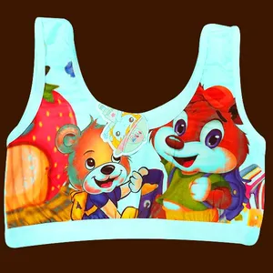 نیم تنه دخترانه مدل Bear رنگ آبی