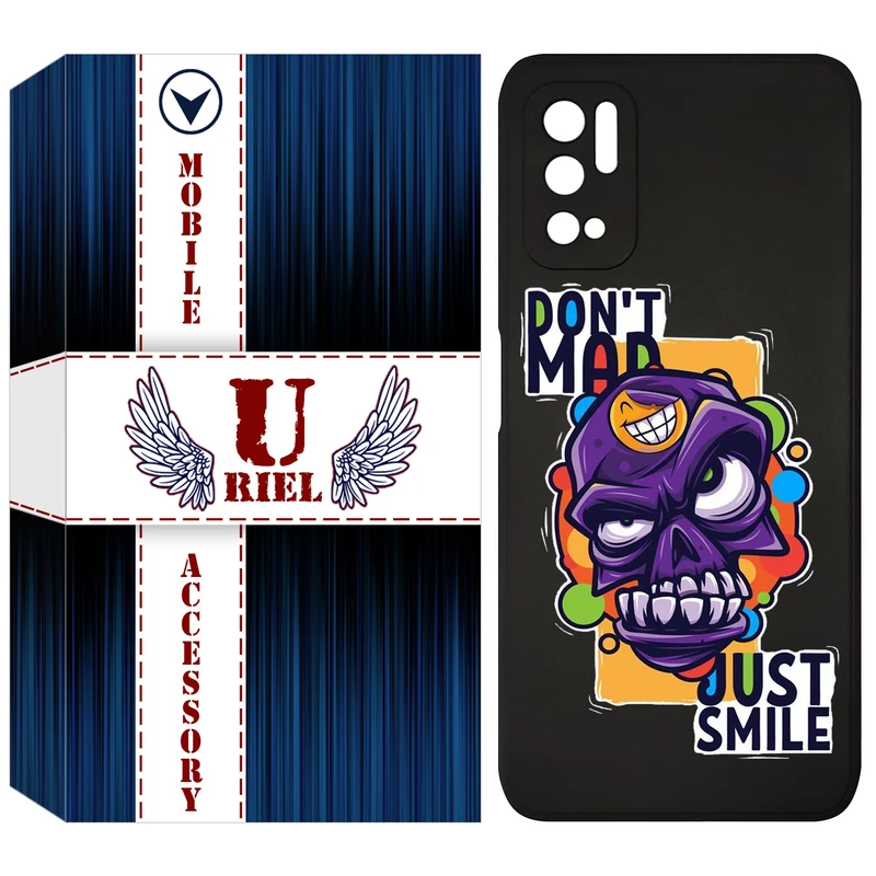 کاور یوریل مدل KSH کد 33 طرح Smile مناسب برای گوشی موبایل شیائومی Poco M3 Pro / Redmi Note 10 5G / Redmi Note 11 SE