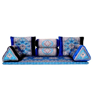 ست 6 تکه پشتی ترمه مدل خوانسالار طرح سنتی کد 12500