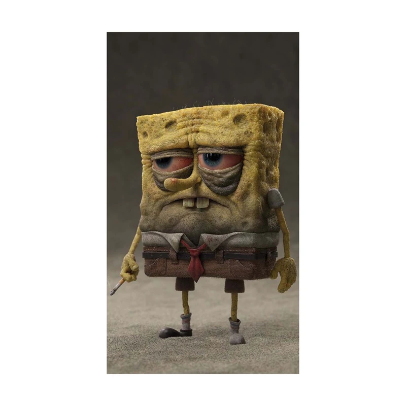 استیکر لپ تاپ و موبایل مدل انیمیشن طرح باب اسفنجی شلوار مکعبی SpongeBob SquarePants کد 1737