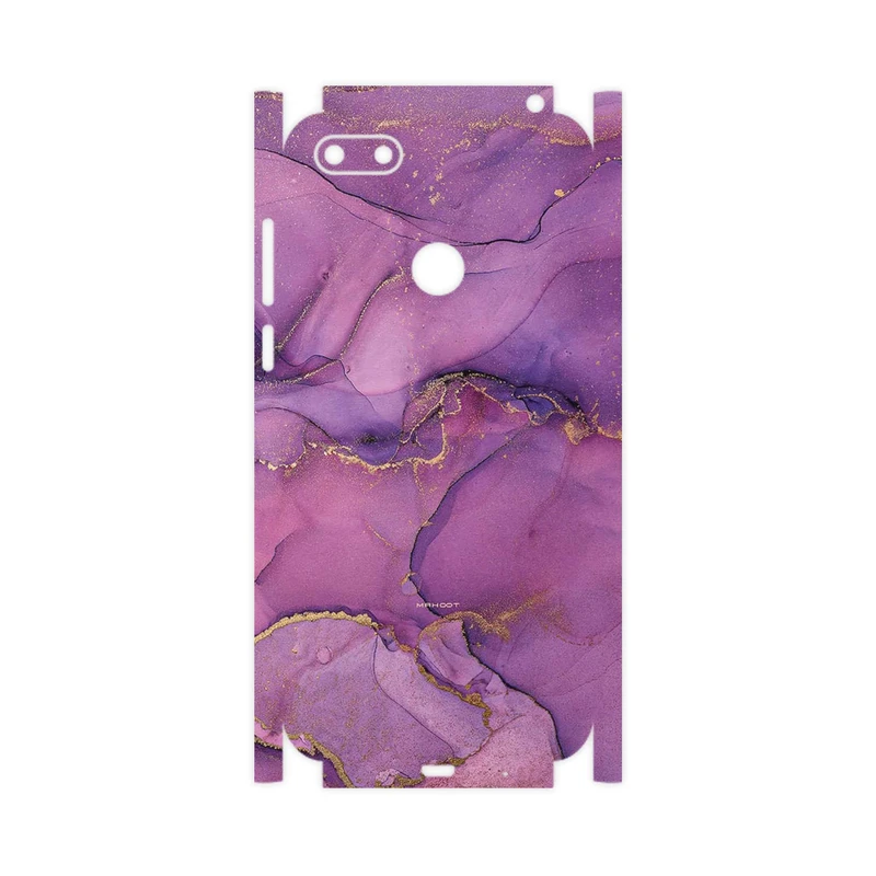 برچسب پوششی ماهوت مدل Purple Marble-FullSkin مناسب برای گوشی موبایل موتورولا Moto E6 Play