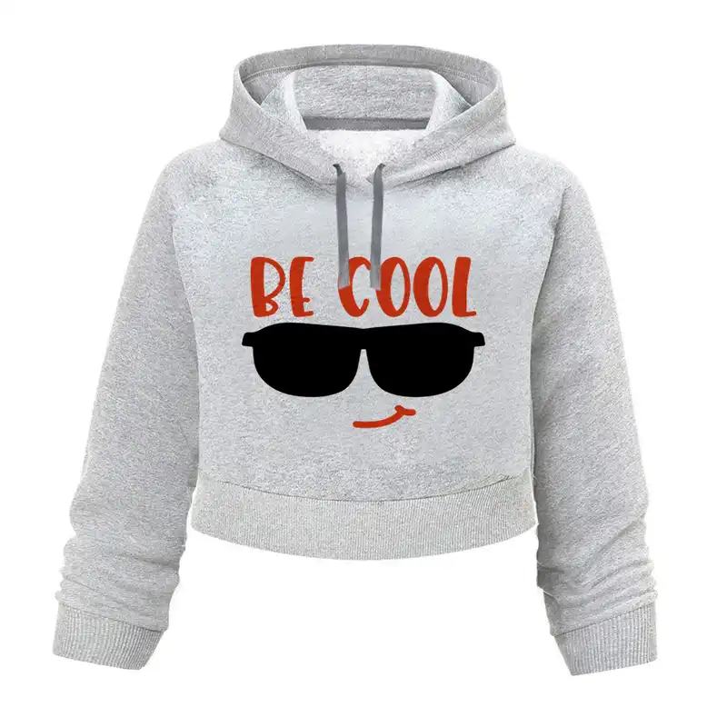 هودی کراپ زنانه مدل K112 T