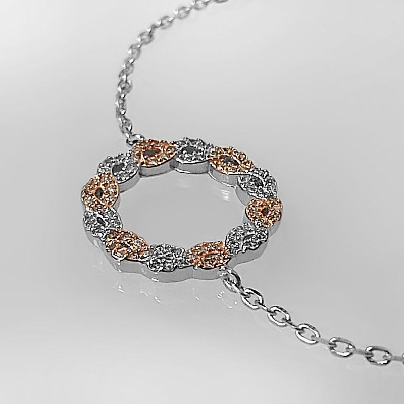 دستبند نقره زنانه اقلیمه کد DN439