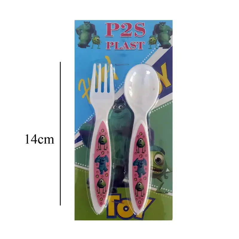 قاشق طرح هیولاها کد 3L3 بسته 2 عددی