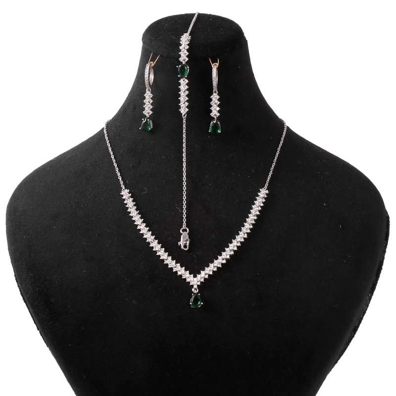 نیم ست نقره زنانه جی تی ای مدل نایس نیم ست نقره زنانه جی تی ای مدل نایس