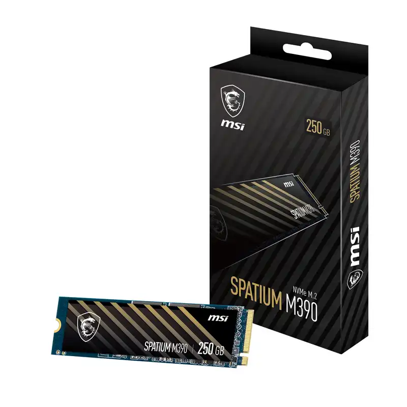 اس اس دی اینترنال ام اس آی مدل SPATIUM M390 NVMe M.2 ظرفیت 250 گیگابایت