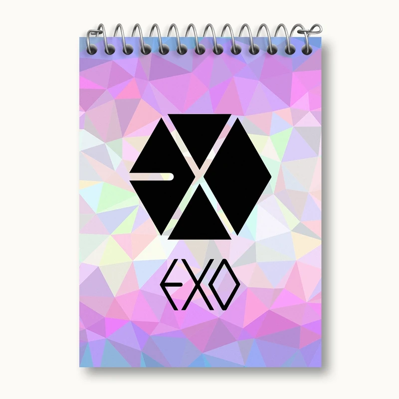 دفتر یادداشت 50 برگ خندالو مدل گروه اکسو EXO کد 13663