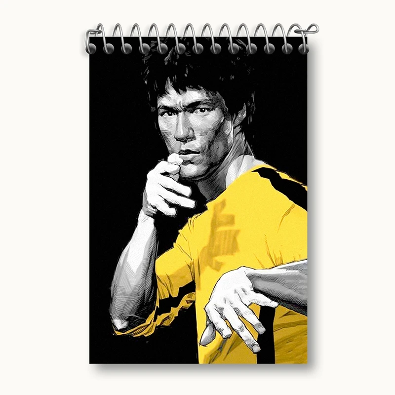 دفتر یادداشت 50 برگ خندالو مدل بروس لی (Bruce Lee) کد F1947
