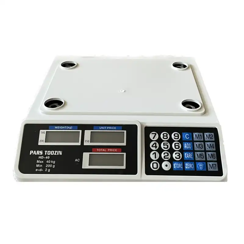 ترازو فروشگاهي پارس توزين مدلHD_40kg