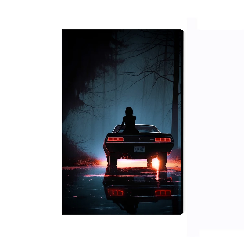 تابلو شاسی عرش مدل فانتزی ماشین کلاسیک کد As2406