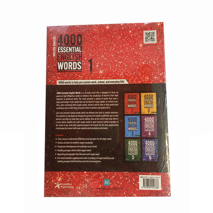 کتاب1 4000 Essential English Words اثر Paul Nation انتشارات Compass Publishing