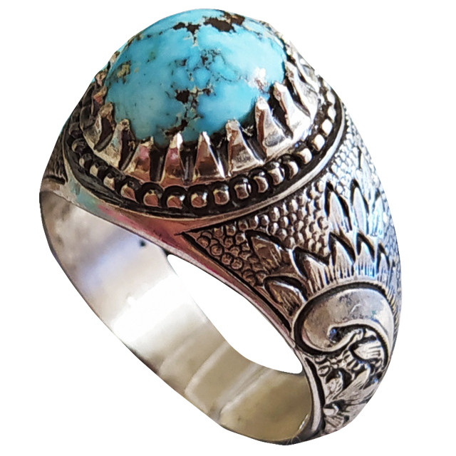 انگشتر نقره مردانه کد B1017