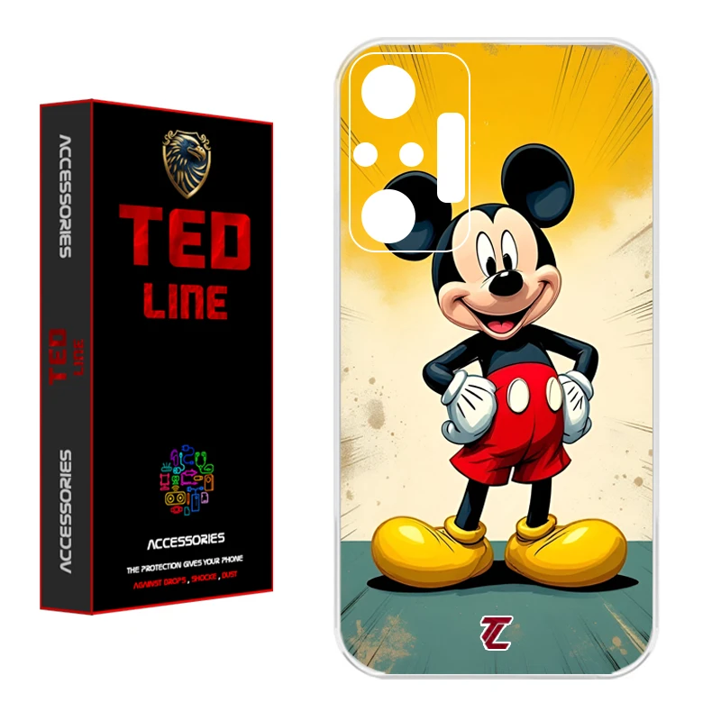 کاور تدلاین طرح میکی موس کد 1144 مناسب برای گوشی موبایل شیائومی Redmi Note 10 Pro / Note 10 Pro Max